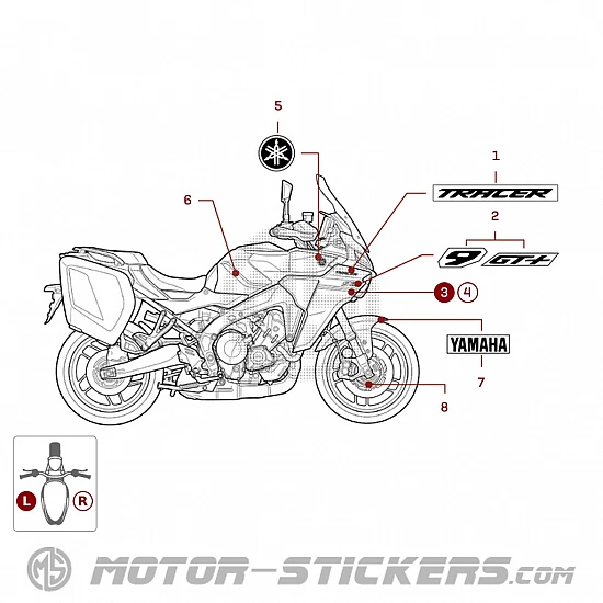 Yamaha TRACER 9 GT+ 2025