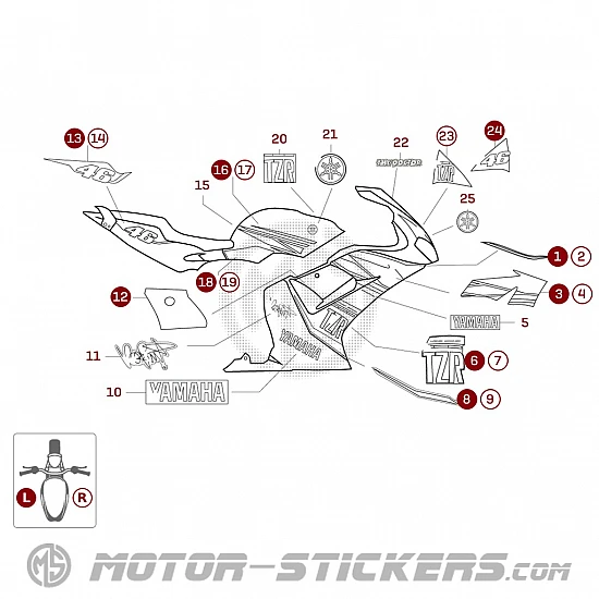 Yamaha TZR 50 2008