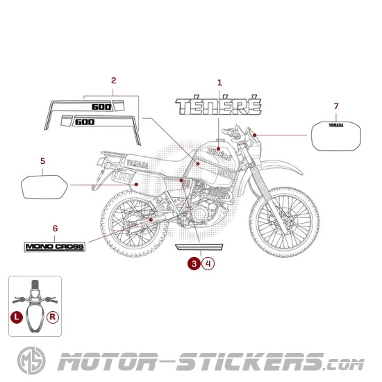 Yamaha XT600Z TENERE 1987
