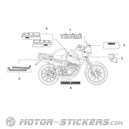 Yamaha XT600Z TENERE 1988