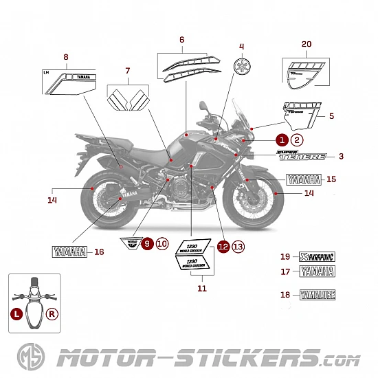 Yamaha XT 1200 Z Super Tenere World Crosser 2017