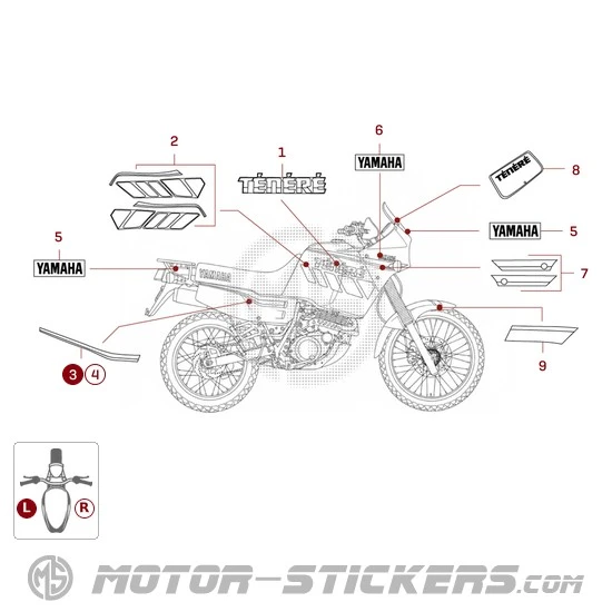 Yamaha XT 600Z Tenere 1990