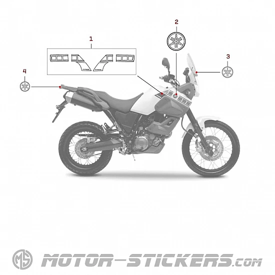 Yamaha XT 660Z Tenere 2008
