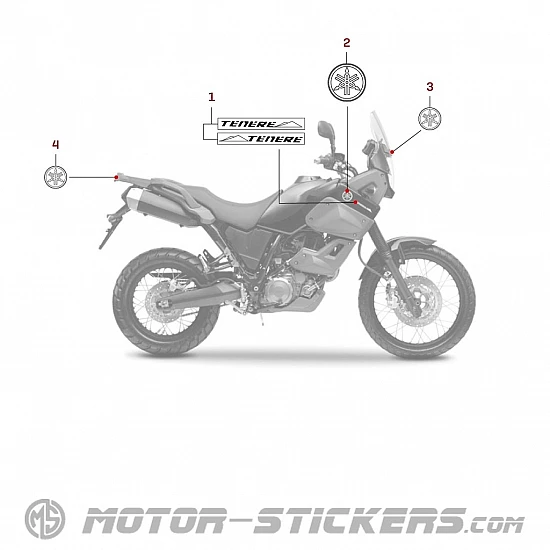 Yamaha XT 660Z Tenere 2008