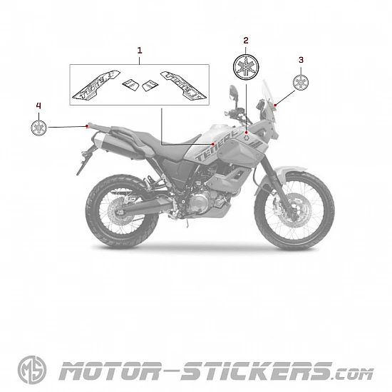 Yamaha XT 660Z Tenere 2008