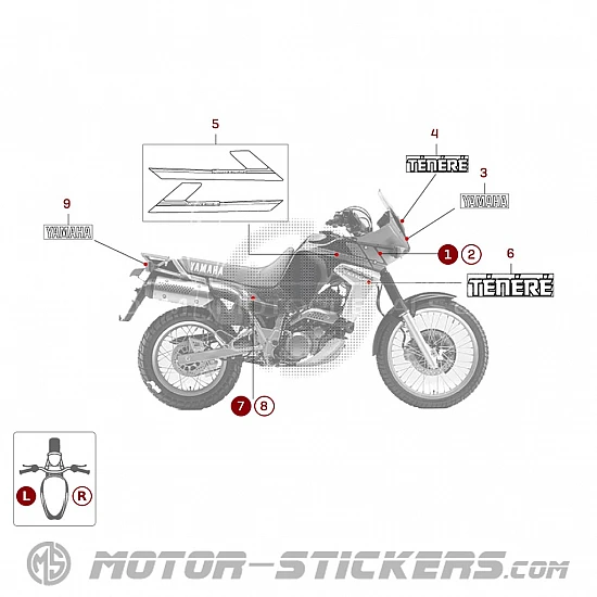 Yamaha XTZ 660 Tenere 1991