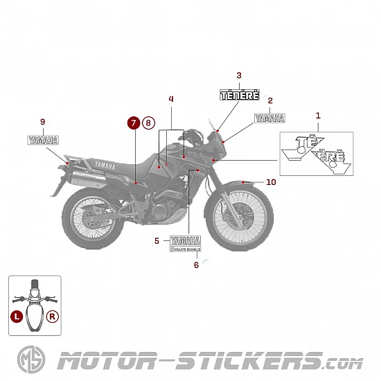Yamaha XTZ 660 Tenere 1993