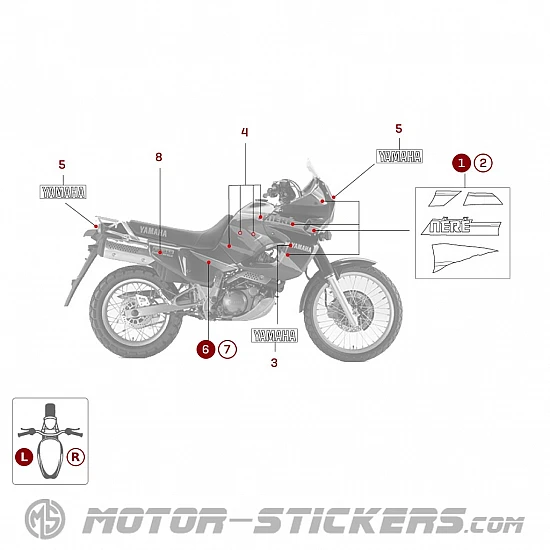 Yamaha XTZ 660 Tenere 1996