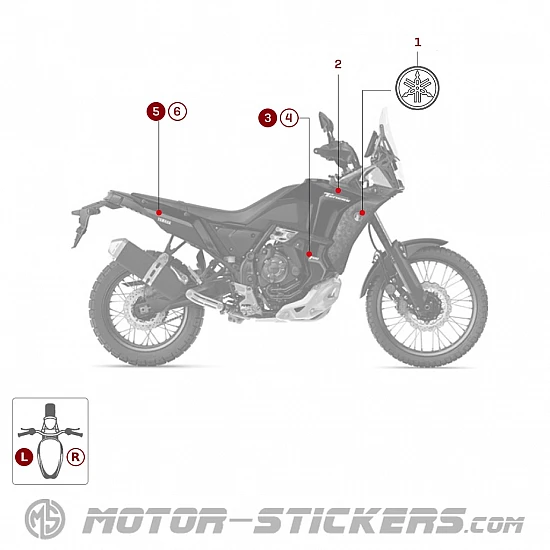 Yamaha XTZ 690 Tenere 700 World Raid 2022