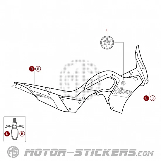 Yamaha XTZ 690 Tenere 700 2023