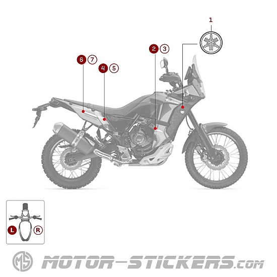 Yamaha XTZ 690 Tenere 700 World Raid 2024