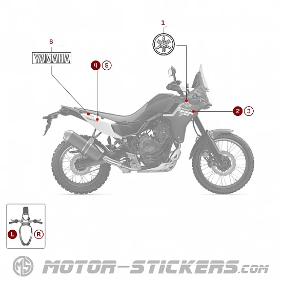 Yamaha XTZ 690 Tenere 700 2025