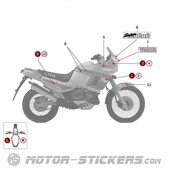 Yamaha XTZ 750 Super Tenere 1989