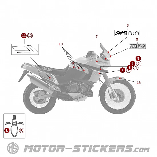 Yamaha XTZ 750 Super Tenere 1989