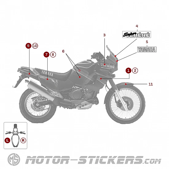 Yamaha XTZ 750 Super Tenere 1989