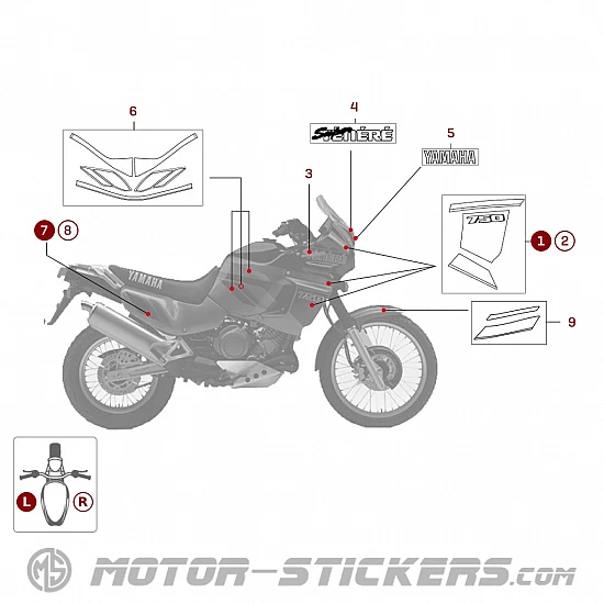 Yamaha XTZ 750 Super Tenere 1992