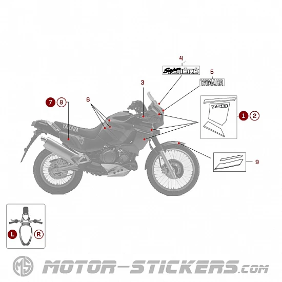 Yamaha XTZ 750 Super Tenere 1993