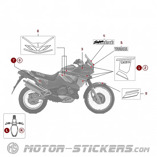 Yamaha XTZ 750 Super Tenere 1993