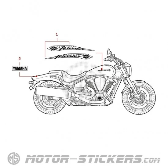 Yamaha XV 1700 Warrior 2002