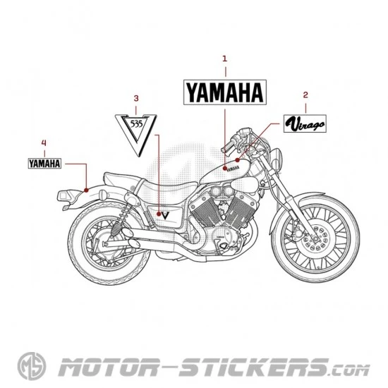 Yamaha XV 535 Virago Virago 1988
