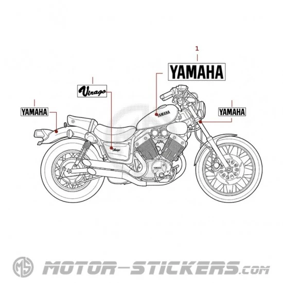 Yamaha XV 535 Virago Virago 1990