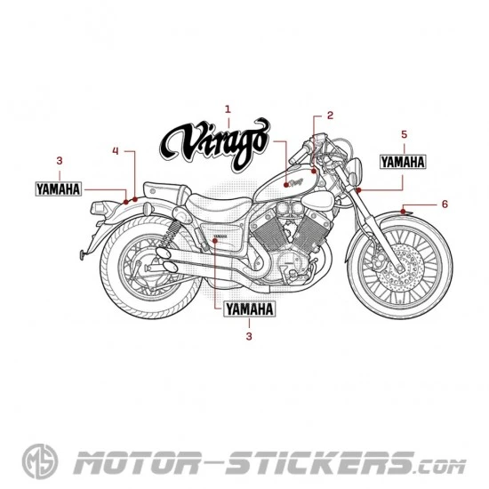 Yamaha XV 535 Virago Virago 1995