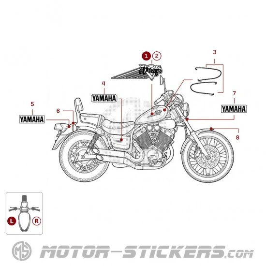 Yamaha XV 535 Virago Virago S 1996