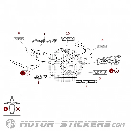 Yamaha YZF 1000R Thunderace 1996