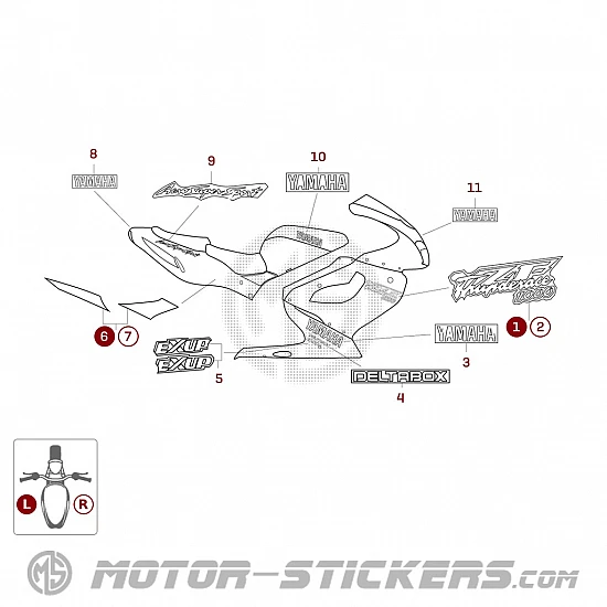 Yamaha YZF 1000R Thunderace 1997