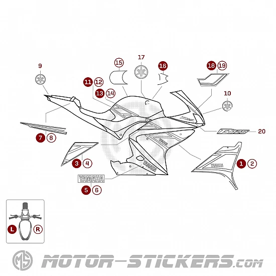 Yamaha YZF 125R 2012