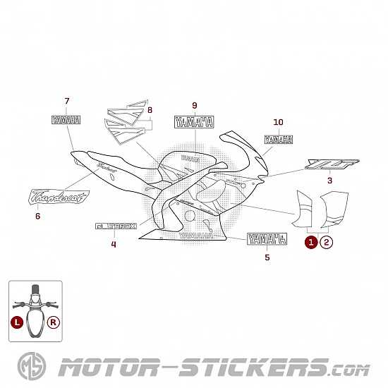 Yamaha YZF 600R Thundercat 2002