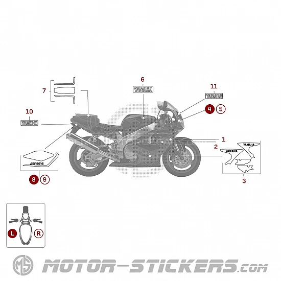 Yamaha YZF 750R 1993