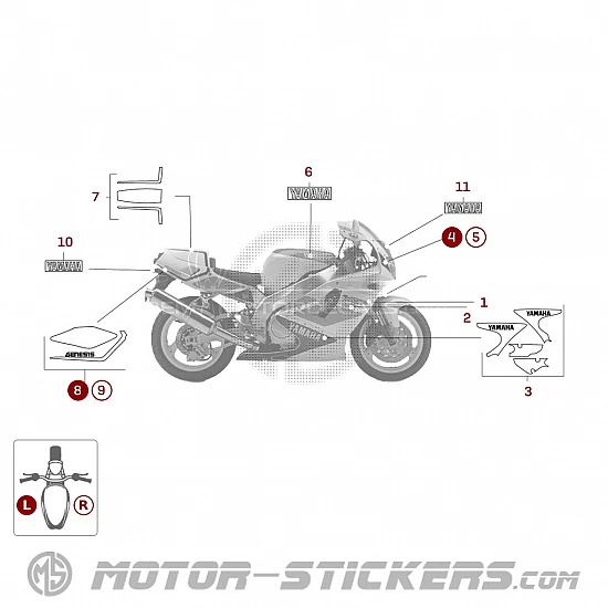 Yamaha YZF 750R 1993
