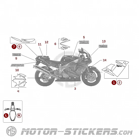 Yamaha YZF 750R 1994