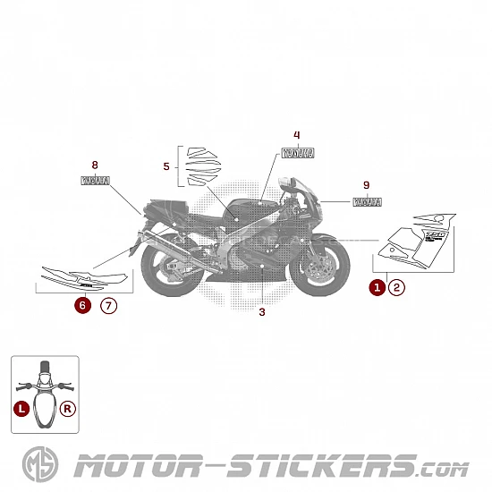 Yamaha YZF 750R 1995
