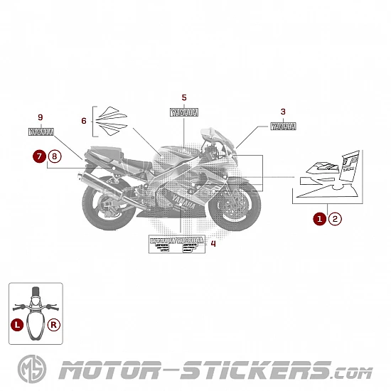 Yamaha YZF 750R 1996