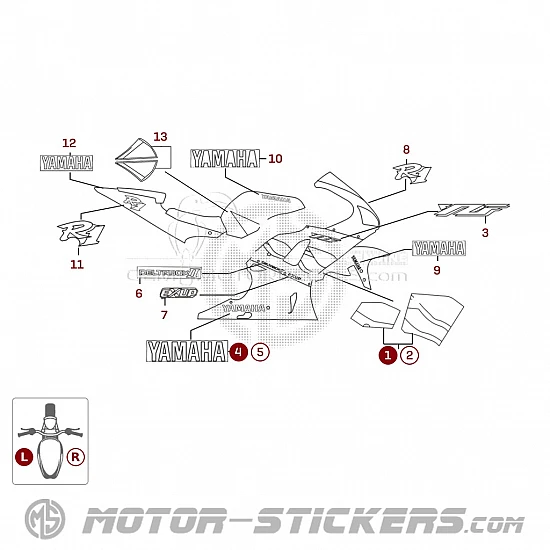 Yamaha YZF R1 2000