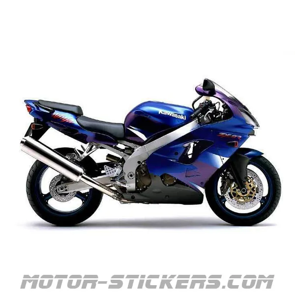 Kawasaki ZX-9R 2000 decals
