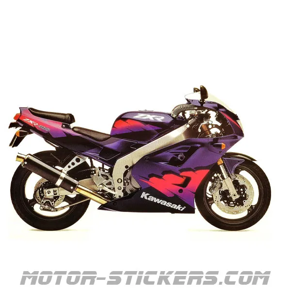 Kawasaki ZXR 400 1994 decals