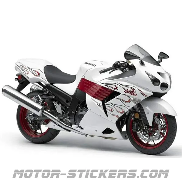 Kawasaki Ninja ZX-14 Special Edition 2007 decals