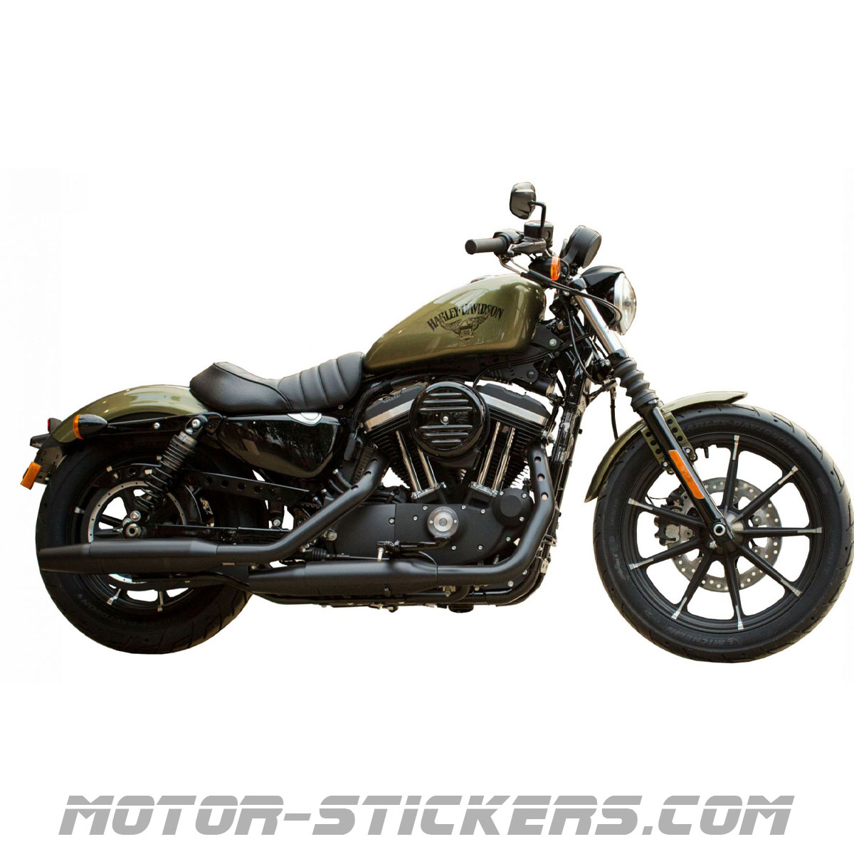 Influencia Autor Pigmento Harley Davidson Sportster 883 Iron 2016 pegatinas