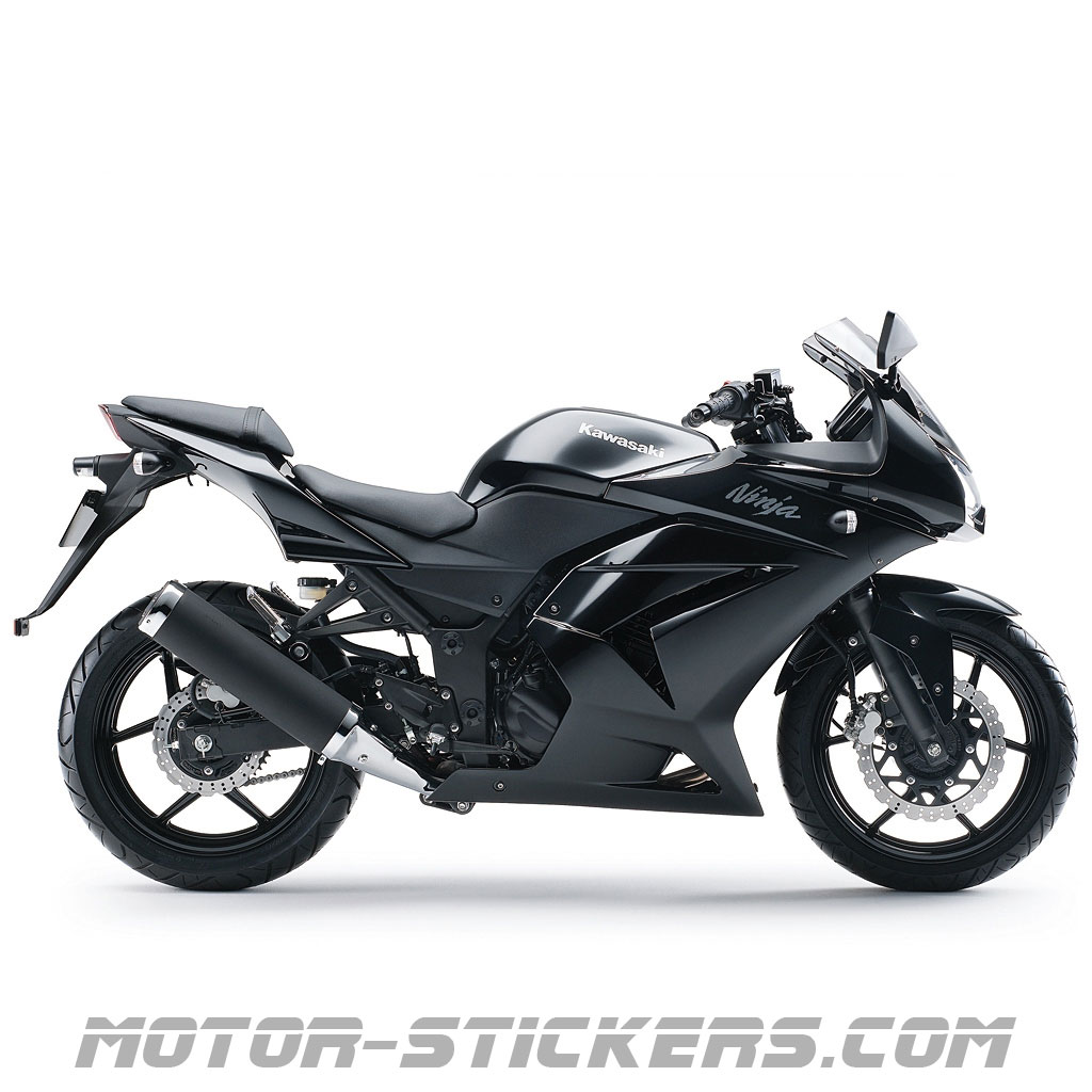 Kawasaki Ninja 250R 2012 decals