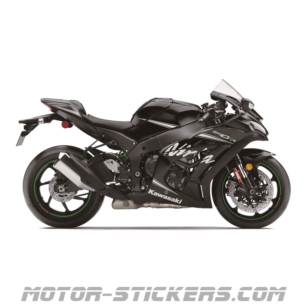 Kawasaki ZX 10R Ninja RR 2017 decals