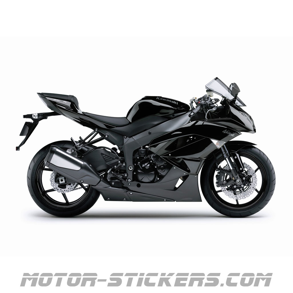 Kawasaki ZX 6R 2009 decals