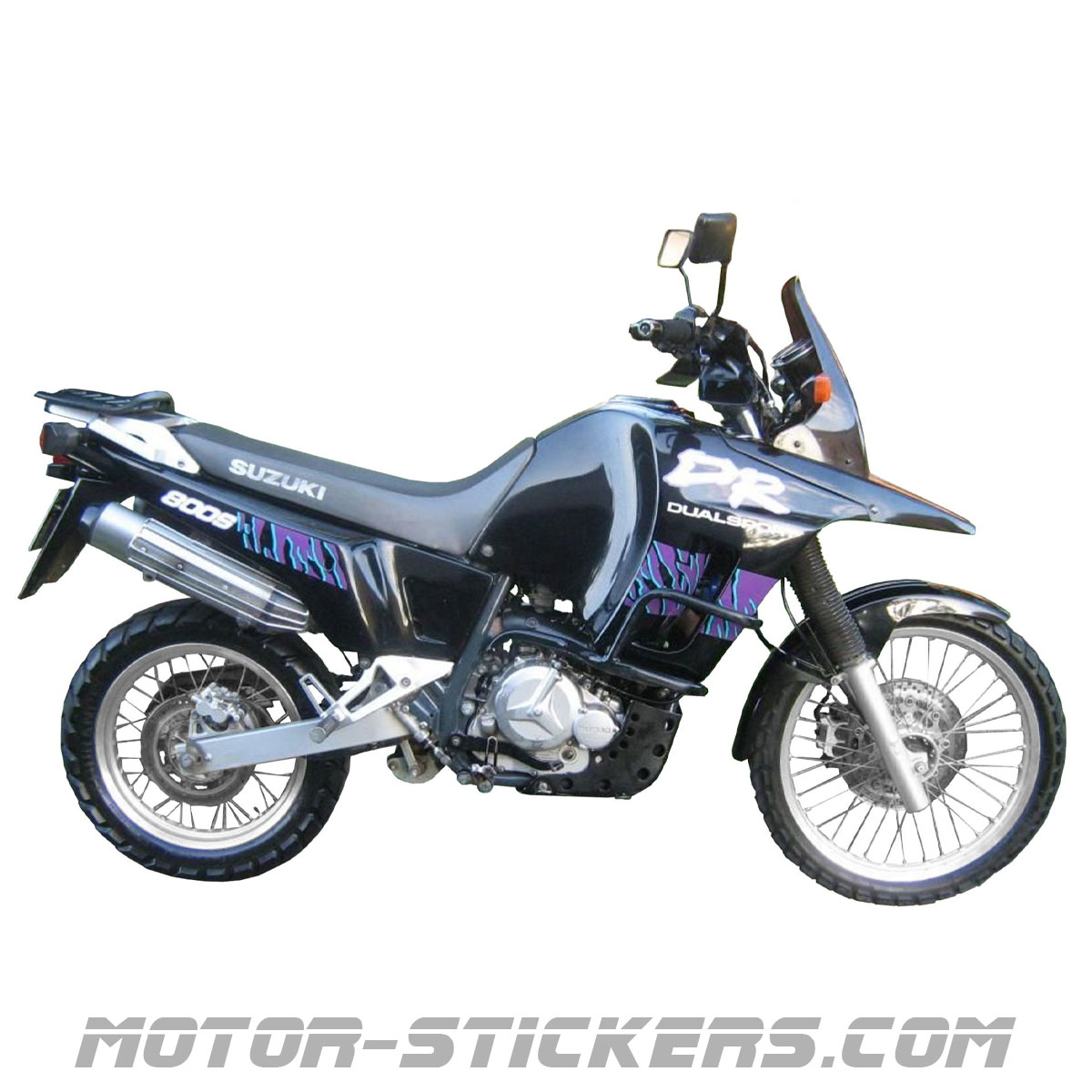 SUPERSTICKI Suzuki DR 800 S Sponsorset 118 ca 30cm Motorrad Bike Motorcycle Aufkleber Bike Auto Racing Tuning aus Hochleistungsfolie Aufkleber Autoaufkleber Tuningaufkleber Hochleistungsfol 