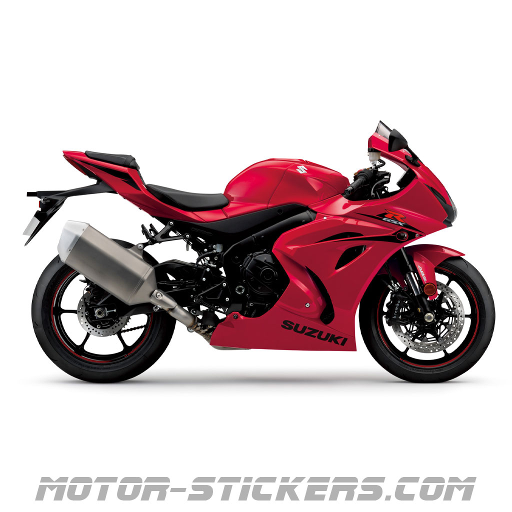 Suzuki GSX R 1000 2017 decals
