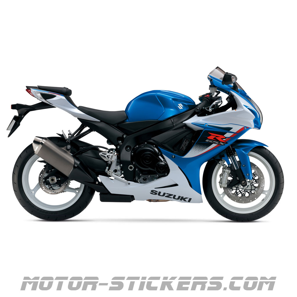 Suzuki GSX R 600 2013 decals