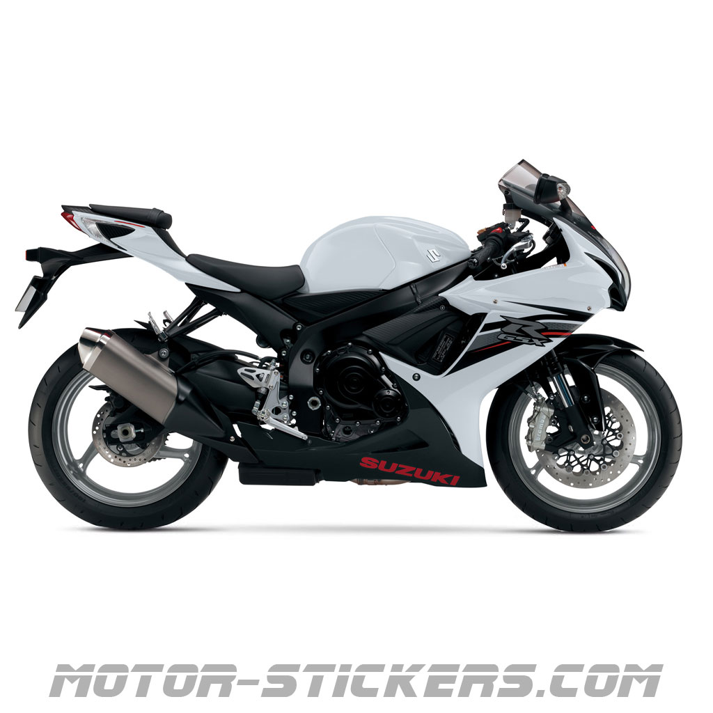 Suzuki GSX R 600 2013 decals