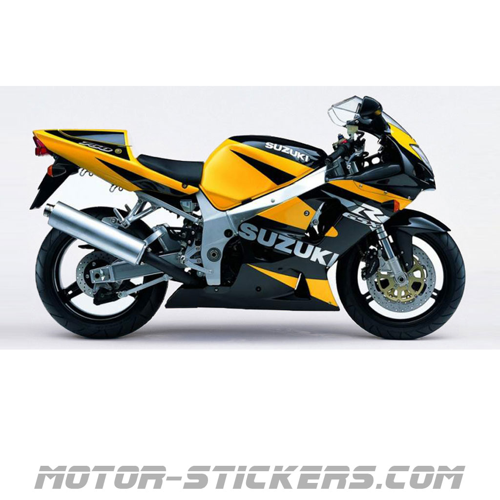 Suzuki GSX R 750 2001 decals