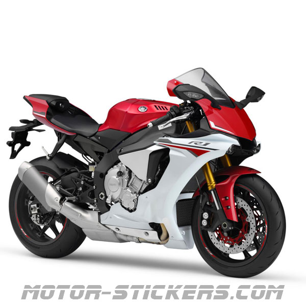 Yamaha YZF R1 2015 full replacement decals set stickers graphics rn32 2cr logo 